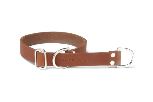 Collier pour chien Butter Leather Retriever - Cognac Sahara