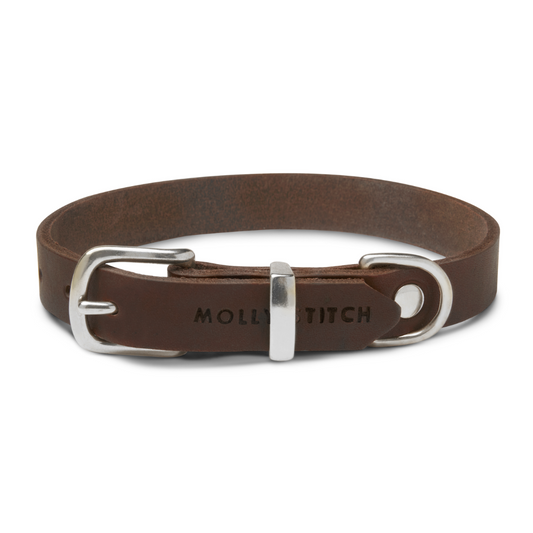 Collier pour chien Butter Leather - Marron classique