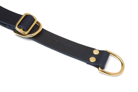 Collier pour chien Retriever Butter Leather – Bleu marine