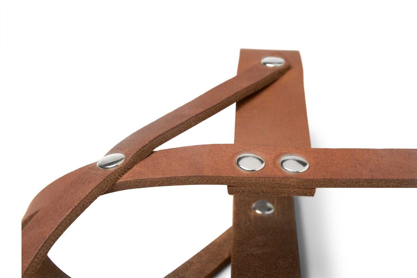 Butter Leather Dog Harness - Sahara Cognac