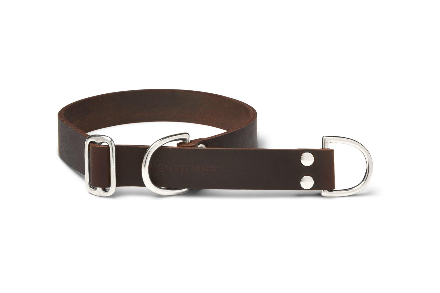 Butter Leather Retriever Dog Collar - Classic Brown