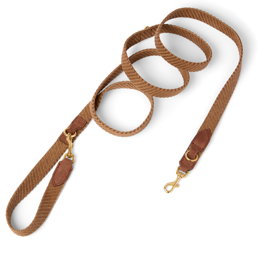 Serrana 3x Adjustable Dog Leash - Whiskey