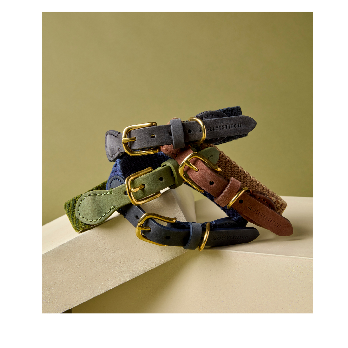 Serrana Dog Collar - Denim