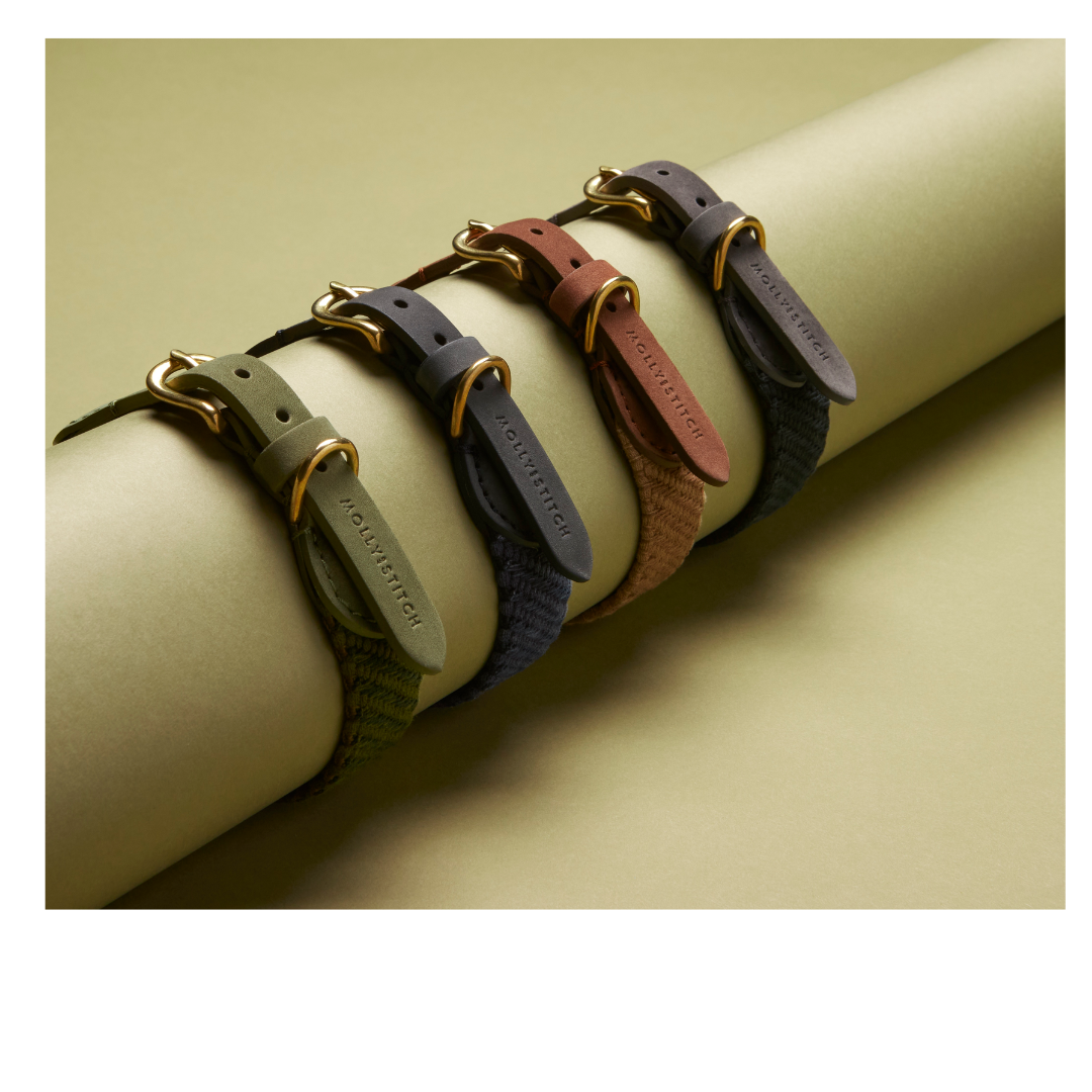 Serrana Dog Collar - Denim