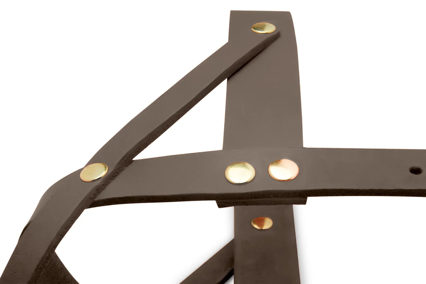 Butter Leather Dog Harness - Taupe