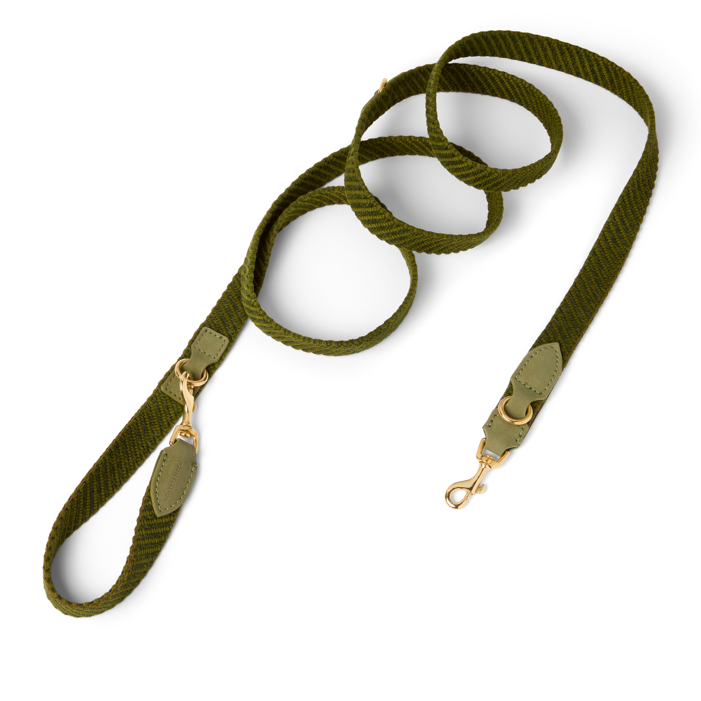 Serrana 3x Adjustable Dog Leash - Moss